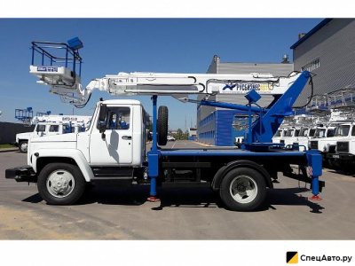 Маловысотная автовышка ГАЗ 33086