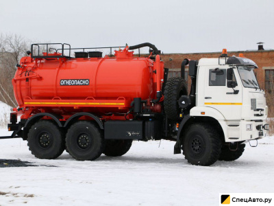 Вакуумная машина КамАЗ 65115 АКНС-10 НПО Вектор