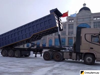 Самосвальный полуприцеп с задней разгрузкой Amur