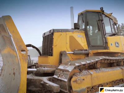 Гусеничный бульдозер John Deere 750J