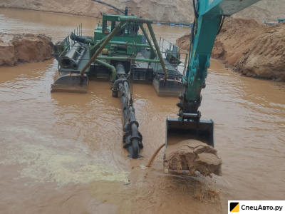 Земснаряд 2000/63. Земснаряд в аренду. Намыв песка и гравия.