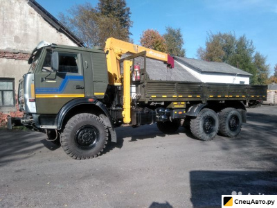 Бортовой грузовик с КМУ КамАЗ 43101