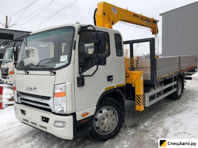 Бортовой грузовик с КМУ JAC N120 с КМУ Soosan SCS523