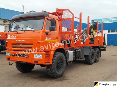 Сортиментовоз КамАЗ 43118 с ГМУ VM-10