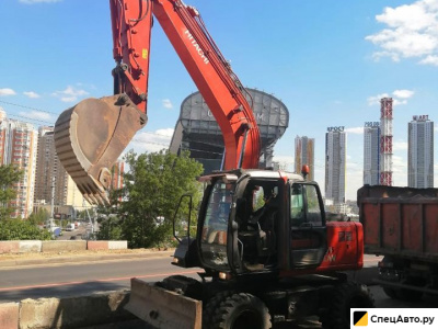 Колесный экскаватор Hitachi 160