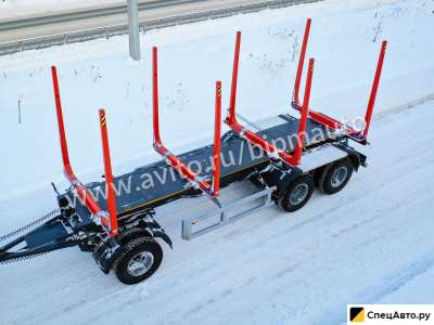 Прицеп лесовоз (сортиментовоз) СДМ-Карат трёхосный