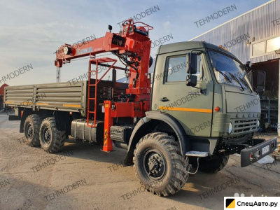 Бортовой грузовик с КМУ КамАЗ 43118 с КМУ Kanglim 1256