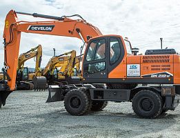 Продажа гусеничного экскаватора DOOSAN DX210 W-7B