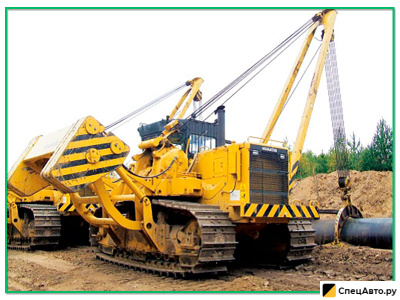 Трубоукладчик среднего диаметра  Komatsu D355C