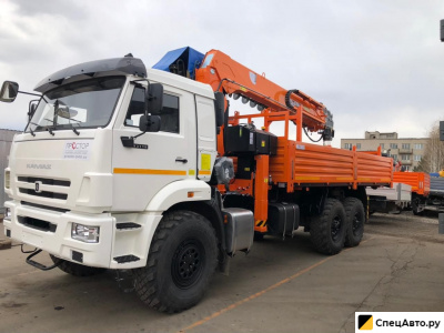 Бортовой грузовик с КМУ КамАЗ 43118 с КМУ Hangil 976