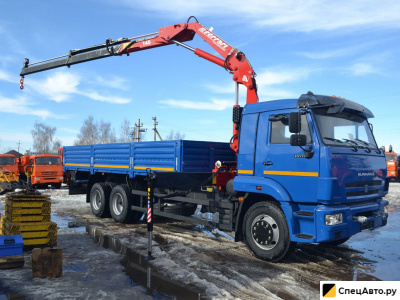 Бортовой грузовик с КМУ КамАЗ 65117-773010-19 с КМУ Ferrari F148 A2