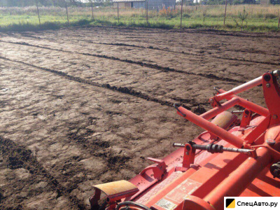 Вспашка,выравнивание участка минитрактором