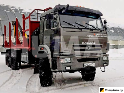 Сортиментовоз КамАЗ 43118 с КМУ