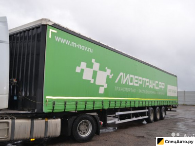Тентованный полуприцеп Meusburger Новтрак 16 метров