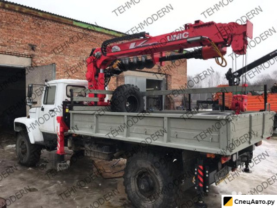 Бурильно-крановая машина Unic 374 на шасси ГАЗ 33088 Садко