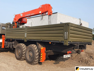 Бортовой грузовик с КМУ КамАЗ 43118 с КМУ Kanglim 1256