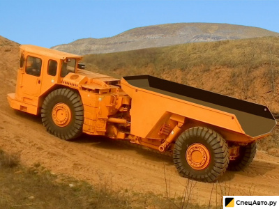 Подземный шахтный самосвал МоАЗ _