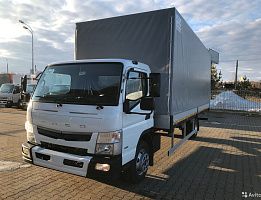 Продажа коммерческого грузовика с тентом Mitsubishi Fuso Canter