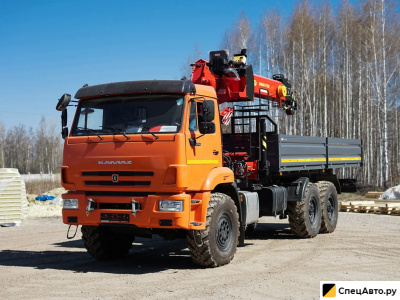 Бортовой грузовик с КМУ КамАЗ 43118-3027-50 с КМУ Инман ИТ-150