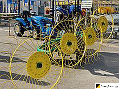 Грабли Ekiw ГВ-4 навесные колесно-пальцевые