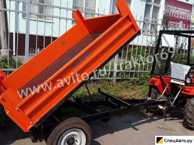 Прицеп для мини-трактора Уралец (самосвальный)