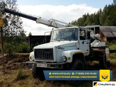 Мобильная буровая установка ГАЗ 3309 Т17 телескопический