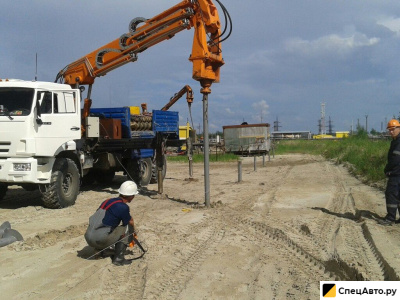 Аренда убм-85, монтаж винтовых свай