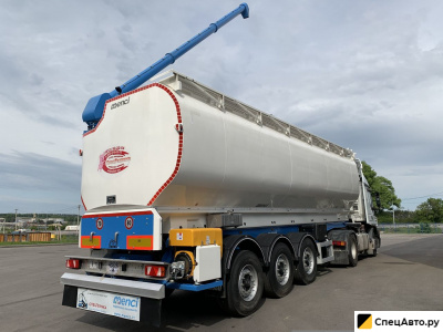 Полуприцеп кормовоз Мenci (шнековый)