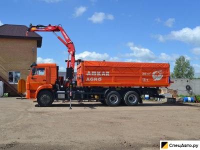 Бортовой грузовик с КМУ КамАЗ 65115-3094-50 с КМУ Ferrari F148 A2