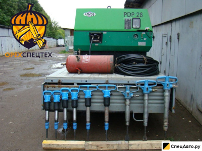 Аренда Компрессор с отбойными молотками/продувка