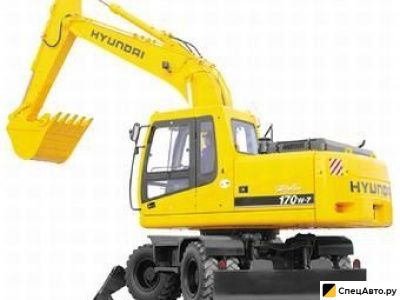 Колесный экскаватор                                                         Hyundai                                                     R-170w