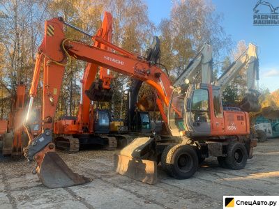 Колесный экскаватор Hitachi ZX160W