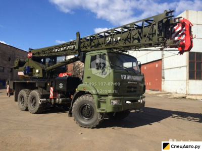 Автокран Галичанин КС-55713-5В на шасси КамАЗ 43118