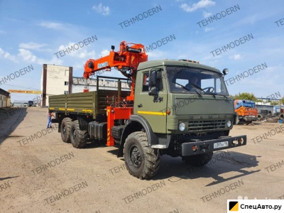 Бортовой грузовик с КМУ КамАЗ 43118 с КМУ Kanglim 1256 GII