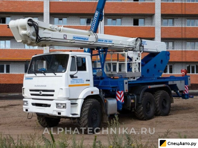 Средневысотная автовышка Камаз 36 метров