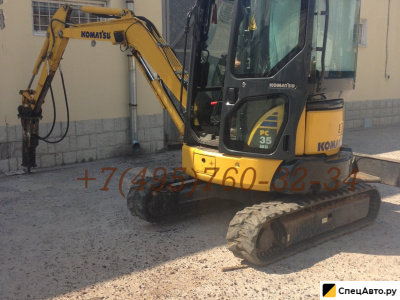 Мини-экскаватор                                                         Komatsu                                                     PC 35