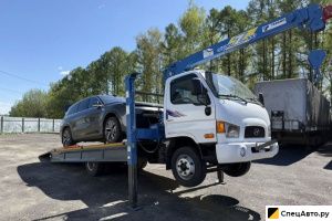 Бортовой грузовик с КМУ 
                                                        Hyundai                                                     HD 78