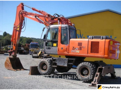 Колесный экскаватор Hitachi ZX210W