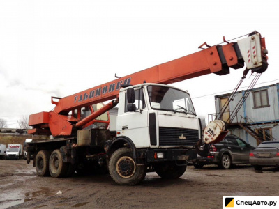 Автокран Ульяновец МКТ-25.8 на шасси МАЗ 6303A3