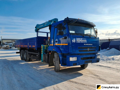 Бортовой грузовик с КМУ КамАЗ 65117