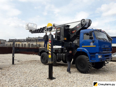 Автовышка КамАЗ 43118 с АГП Sky Jumbo 45 метров