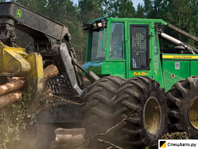 Трелёвочный трактор John Deere 648L
