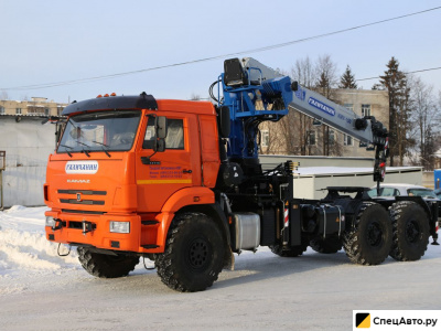 Седельный тягач КамАЗ 43118 с КМУ