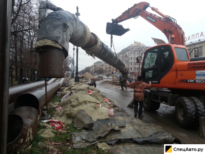 Колесный экскаватор DOOSAN DX160W