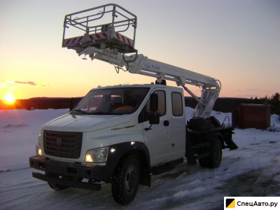 Автовышка ГАЗ ГАЗон Next C41R13 с АГП КЭМЗ ТА-22