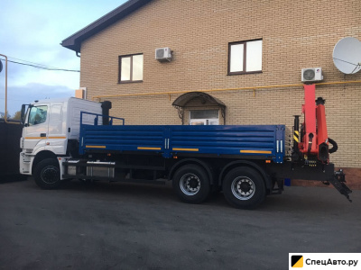 Бортовой грузовик с КМУ КамАЗ 65207-1002-87 с КМУ Inman IM-150N