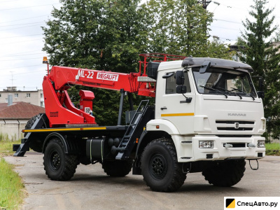 Автовышка КамАЗ 43502 с АГП ПСС-131.22Э