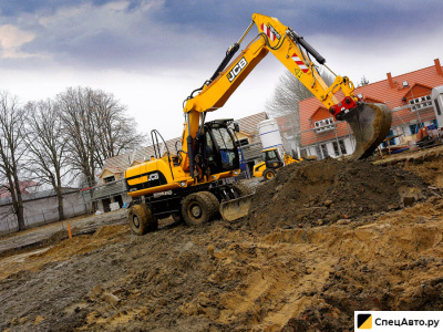 Колесный экскаватор JCB JS 175W