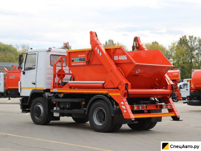 Бункеровоз КОММАШ Арзамас КО-440Б на шасси МАЗ 5550