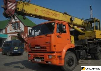 Автокран Ивановец КС-35714К-3 на шасси КамАЗ